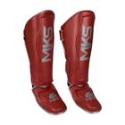 Caneleira de Muay Thai e Kickboxing MKS Energy V2 Metalic Red