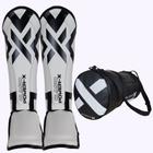 Caneleira Muay Thai Branco Kickboxing Power-X/Bolsa Olimpo Esportes