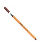 Caneta 0.4mm point 88/38 marrom castanho - 53.2200 - STABILO