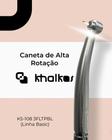 Caneta Alta Rotação Khalkos KS-108 LED 3FLTPBL - Linha Basic