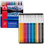 Caneta Aquarelável Fibralo Caran D'Ache 15 Cores