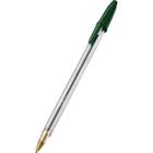 Caneta Bic Esferográfica Clássica 1.0 Mm Cristal Verde