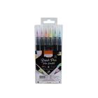 Caneta Brush Pen Pastel BRW c/ 6 Unds