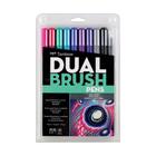 Caneta Brush Tombow Ponta Dupla Galaxy 10 Un