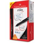 Caneta Com Ponta Porosa Fine Pen 0,4Mm Ultra Fina - 12Un