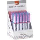 Caneta com Ponta Porosa Fineliner 0.4MM com Carimbo 4 Cores - BRW