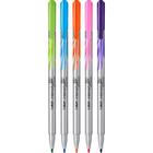 Caneta com ponta porosa intensity 1.0mm colors 5cores bic