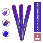 Caneta Detecta Notas Falsas Ultra Violeta Money Tester Cor Lilás