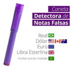 Caneta Detectora De Notas Faslas Kit C/ 5 Unidades