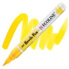 Caneta Ecoline Brush Pen Light Yellow 201 - TALENS