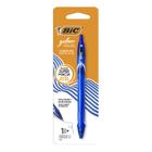 Caneta em Gel Escrita Macia Gelocity Quick Dry Ponta Fina Azul 0,7mm BIC