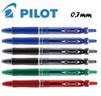 Caneta Esf. Acroball 0,7mm Pilot - AZ, PT, VM, VD Kit com 6