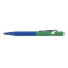 Caneta Esferográfica Caran D'ache 849 Paul Smith Azul Cobalto e Verde Esmeralda