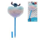 Caneta Esferográfica Stitch Coração Plush 0,7Mm ul - Molin