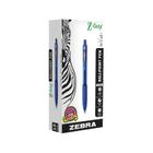 Caneta esferográfica Zebra Pen Z-Grip retrátil fina de 0,7 mm de tinta azul