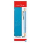 Caneta Faber Castell 1.0 poly ball urban azul gold com estojo