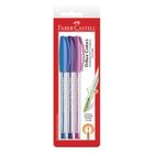 Caneta Faber Castell Esferografica Trilux 1.0m Mix 3 Cores