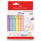 Caneta FABER-CASTELL Fine Pen Pastel c/ 6 cores