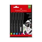 Caneta Faber Castell Super Soft Pen 1.0 - 5 Cores