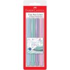 Caneta Fine Pen Colors Tom Pastel Faber-Castell Kit com 4 unidades