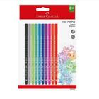 Caneta Fine Pen Pop 0.4mm Faber-Castell Com 10 Unidades