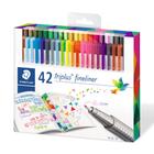 Caneta Fineliner Staedtler Triplus 0.3mm com 42 Cores