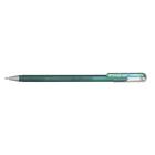 Caneta gel 1.0 Verde Hybrid DUAL METALLIC Pentel