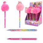 Caneta gel barbie pompom - ponta fina 0,7mm - tris