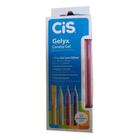 Caneta Gel CIS Gelyx Vermelha 1.0mm-Caixa com 12 unidades