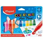 Caneta Hidro Color Peps Mini Power com 12 Cores - Maped