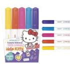 Caneta Hidrocor 3 Linhas Hello Kitty - 5 Cores - Leo & Leo - Leo&leo