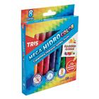 Caneta Hidrocor Tris Mega Hidro Color Jumbo Fruits 8 Cores