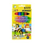 Caneta Hidrográfica Acrilex Big Abelhinhas 6 Cores 06936