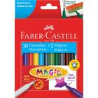 Caneta Hidrografica Magic 10 CORES+2 - FABER-CASTELL