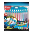 Caneta Hidrográfica Maped Color Peps LongLife 12 Cores