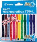 Caneta Hidrográfica Pilot 750L 12 Cores 2.0mm