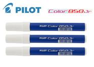 Caneta Hidrográfica Pilot Color 850 Jr Azul com 3 unidades