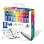 Caneta Hidrográfica Triplus Fineliner Brilliant 60 Cores - Staedtler