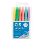 Caneta Marca Texto Cis Tons Pastel 6 Cores Pronta Entrega