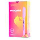 Caneta marca texto Maxprint rosa pastel c/12 7002