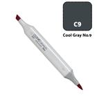 Caneta Marcador Copic Sketch Ponta Dupla Cor Cool Gray 9