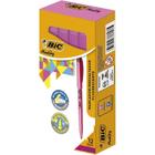 Caneta Marcador Marca Texto Marking BIC Rosa Caixa 12 und