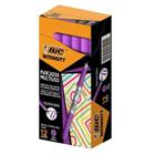 Caneta Marcador Permanente 1.1mm Intensity BIC Roxo Caixa 12 und