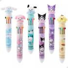 Caneta Multicores Sanrio Kawaii 10 Cores - Sortida