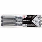 Caneta Nanquim Mangaka Kuretake 3 Tons Black 0.1 0.3 0.5