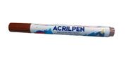 Caneta Para Tecidos Acrilpen Marrom