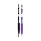 Caneta pilot poplol ret 0,7mm c/02un preto/roxo metal