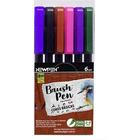 Caneta Pincel Brush Cores Básicas com 06 cores - Newpen
