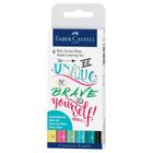 Caneta Pitt Artist Faber Castell Hand Lettering Pastel 6 Canetas - FABER CASTELL LINHA AZUL