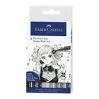 Caneta Pitt Artist Faber Castell Manga Basic 8 Canetas